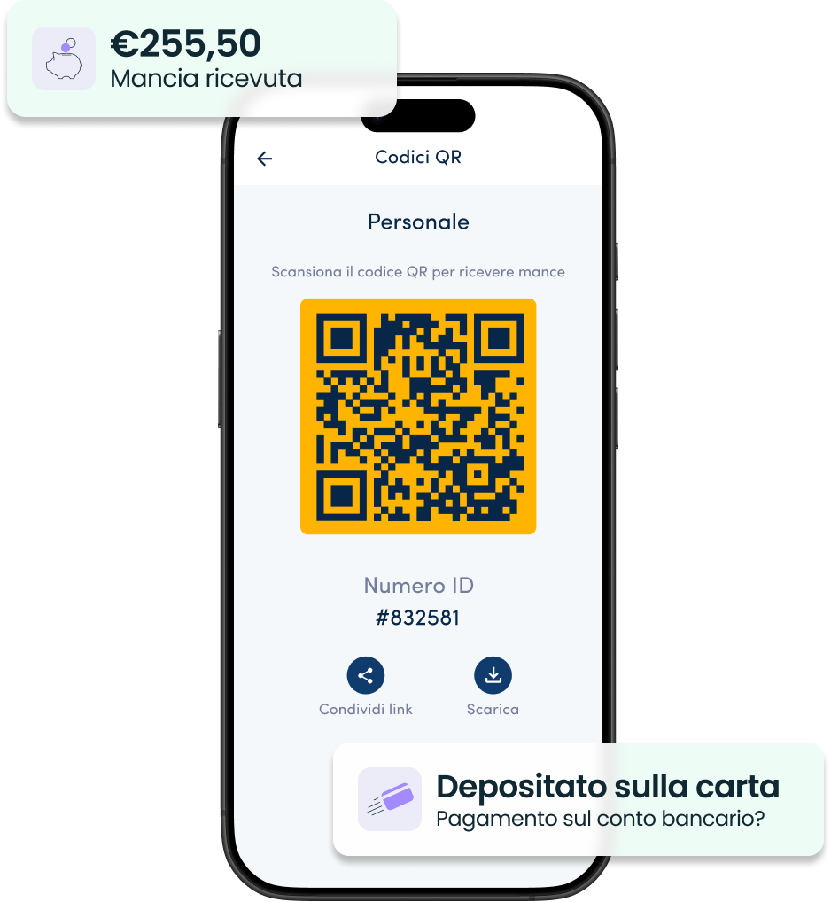 Telefono QR Tipping
