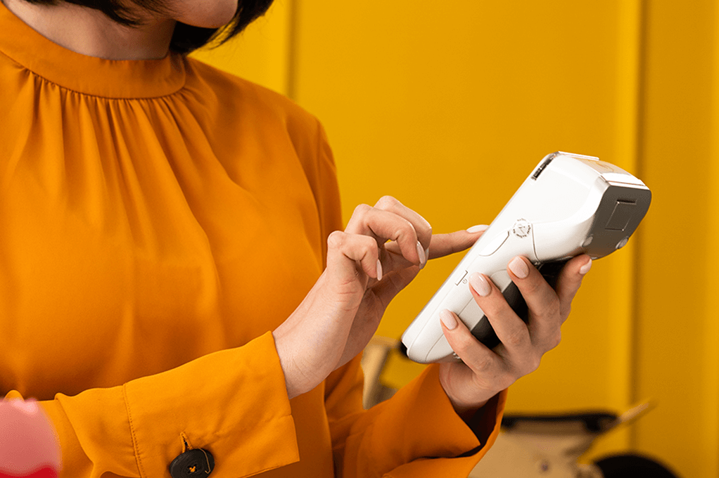 Client with POS Terminal
